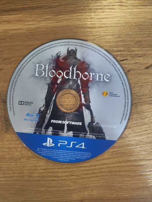 Диск Bloodborne PS4 (Коробочки нету)
