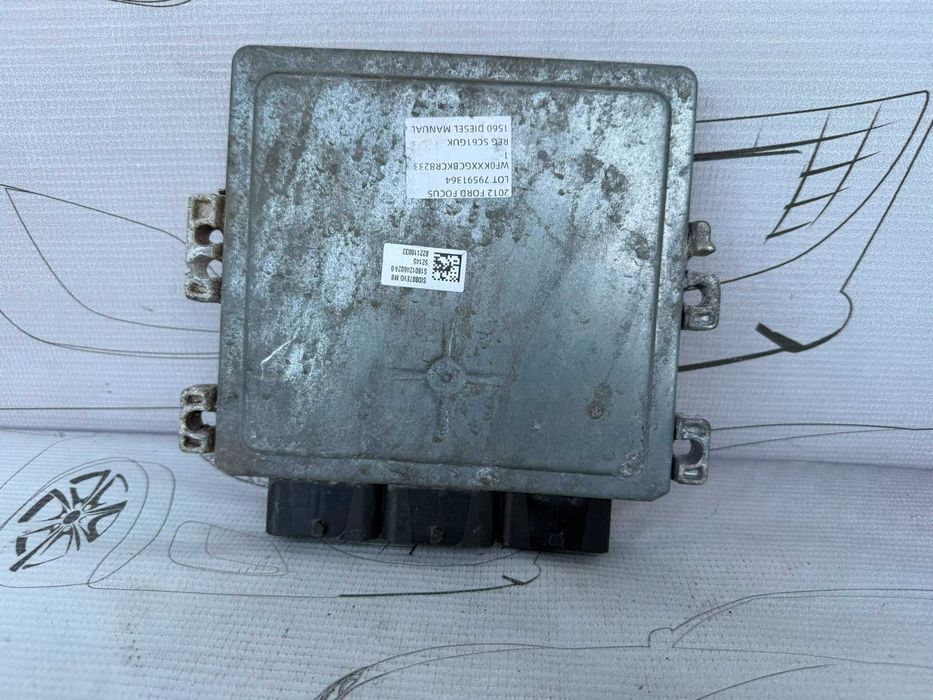 Calculator Motor ECU SID807EVO Ford Focus 1.6 Diesel S180133028A / BV61-12A650-NG 2012 / [2010-2017] / (5B2)