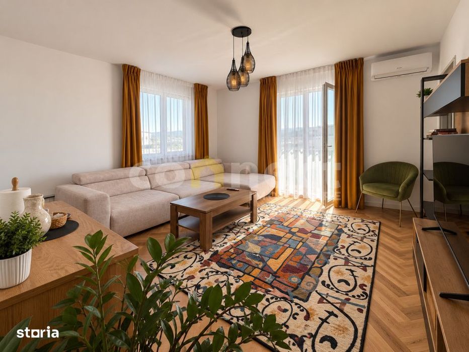 Donath Park | Apartament luminos cu 2 balcoane, view spre oras + parca — fotografia 3