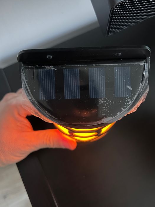 Lampa Spot Led Solara Flame Efect Flacara Exterior Kit Terasa Gradina