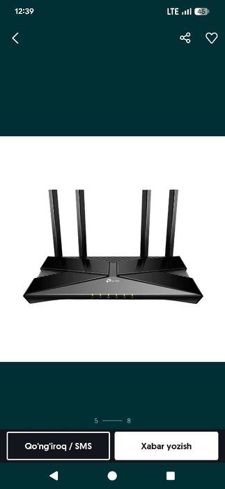 Продается МОЩНЫЙ WiFi роутер за ПОЛ ЦЕНЫ ! TP-Link Archer AX10/AX1500