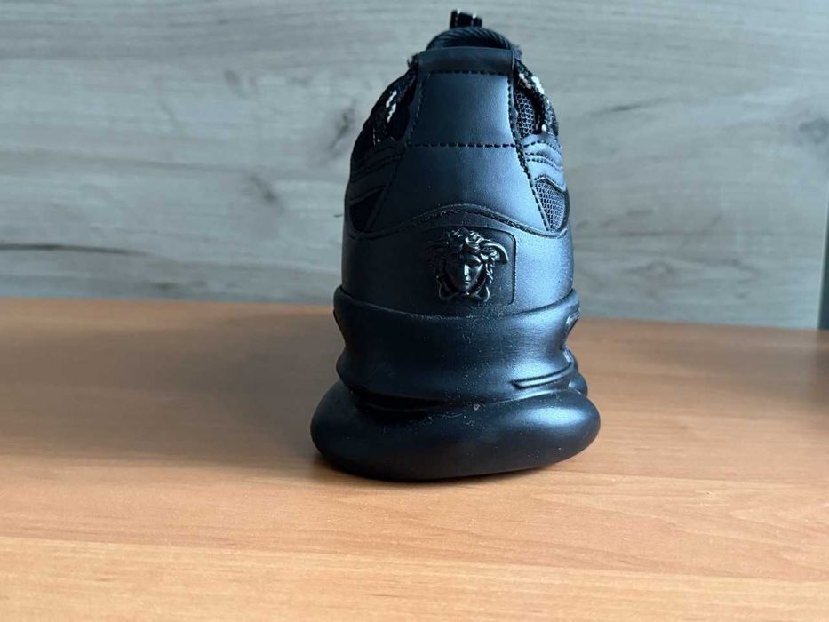 sneakers versace chain full black - orice marime disponibila - NOU