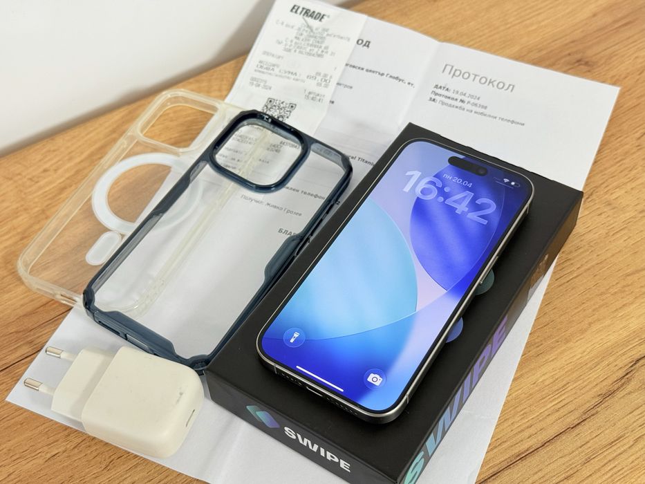 iPhone 15 Pro 256GB перфектен!!!