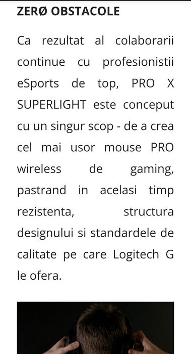 Maus logitech cu cablu de încărcare