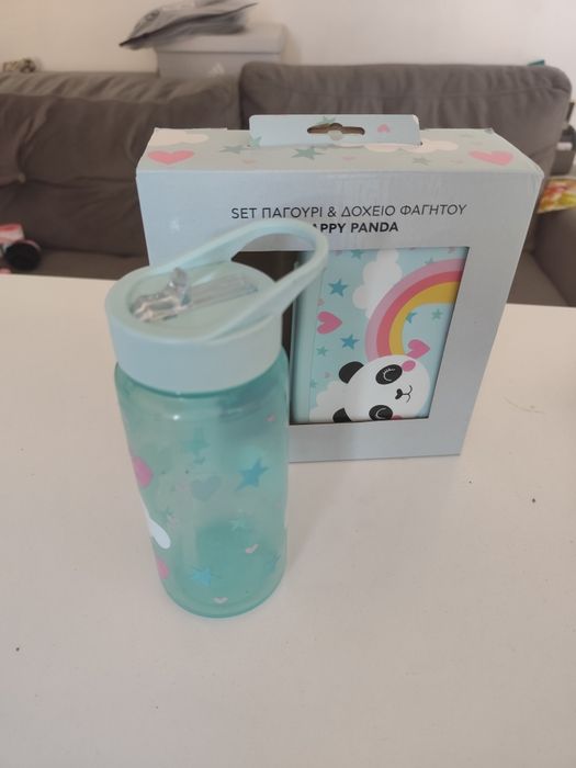 Комплект ученически раници и аксесоари Happy Panda на Плесио