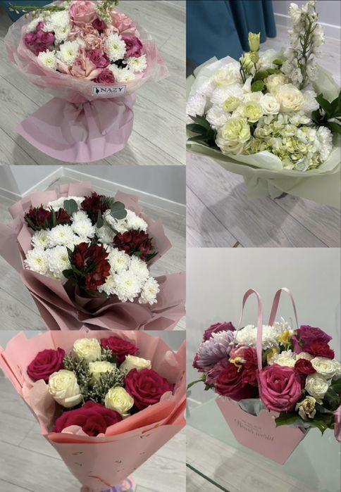 Цветы продаются свежие