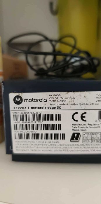 Motorola Edge 30 256gb/8 ram