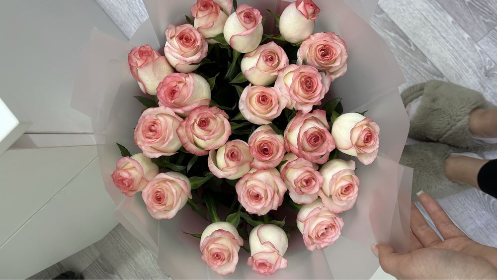 Свежий розы 25штук