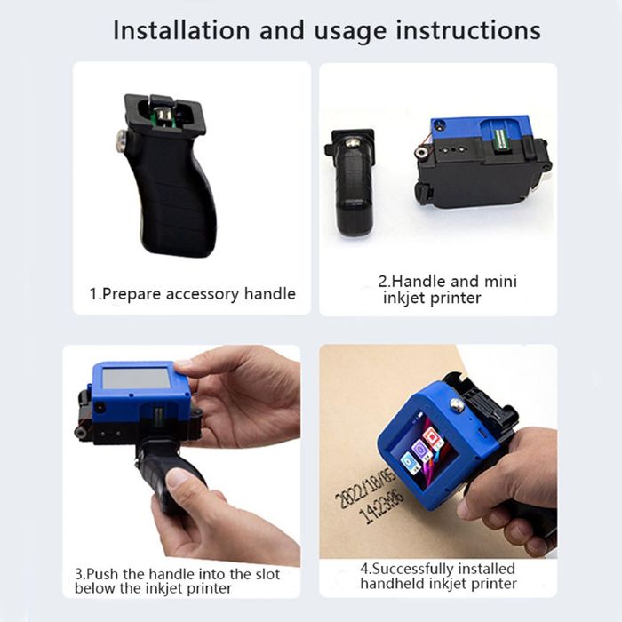 Доставка Мини портативный ручной струйный принтер дата производства QR
