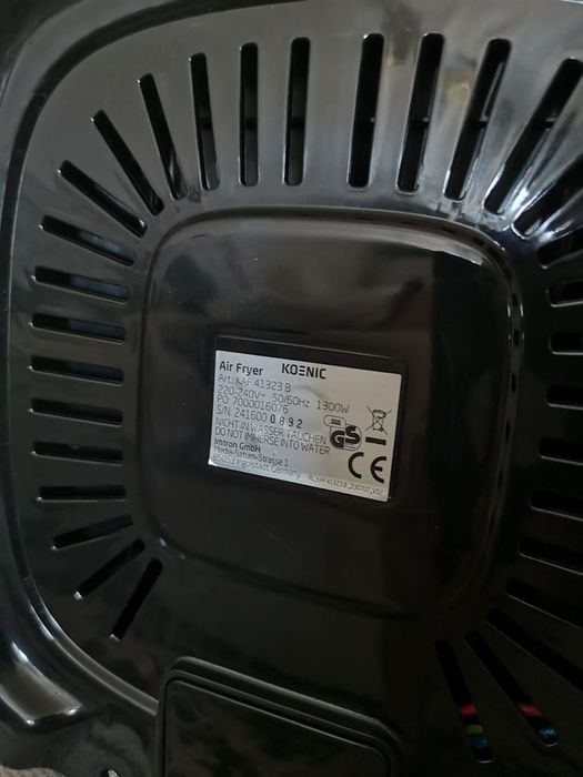 Air fryer Airfryer Friteuză cu aer cald noua Koenic Germany