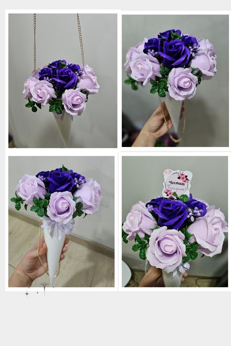 Букети от пластичен сапун