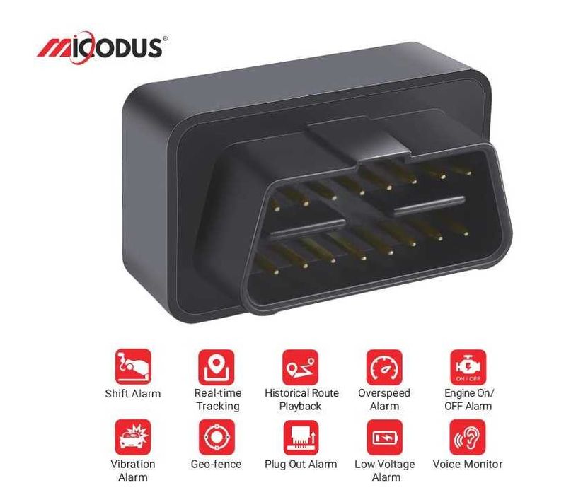 GPS тракер Micodus MV66 – OBD монтаж, аудио, геозони и история