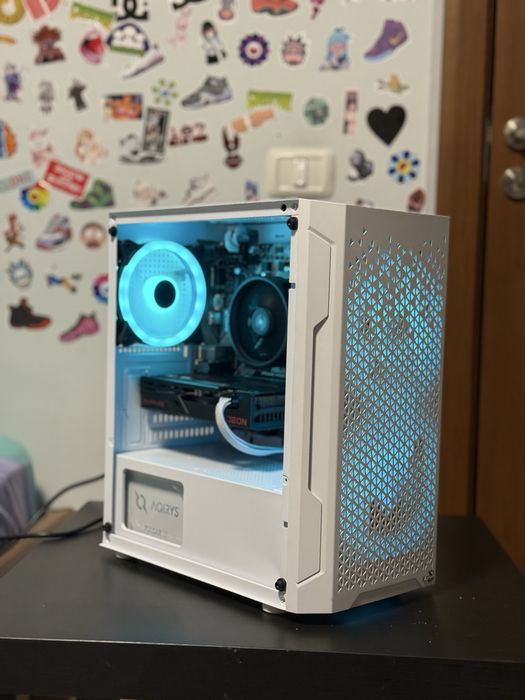 PC Gaming RGB RX6600 R5 5500 16gb