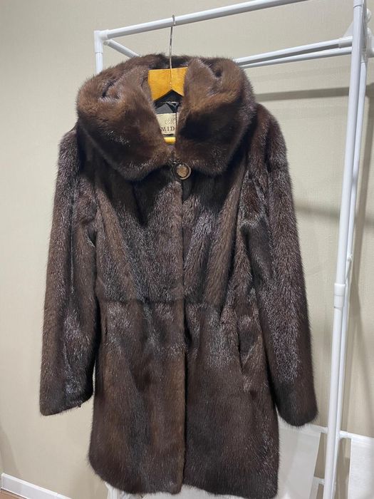 Шуба из цельной норки