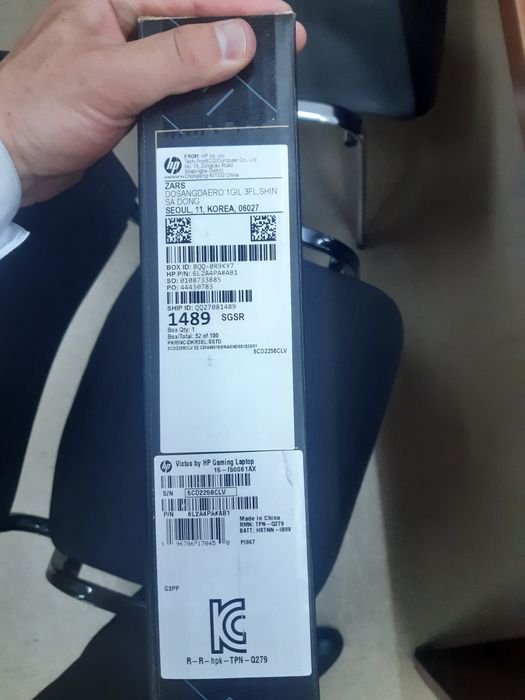 HP Victus-15 Ryzen-7 5800H, Nvidia RTX 3050-Ti 4GB, RAM 8GB, 256 GB