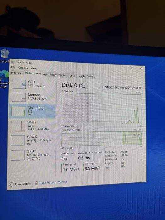 PC Office / Gaming GTX 1050 Gigabyte | i5-8400 | SSD NVMe | Wi-Fi