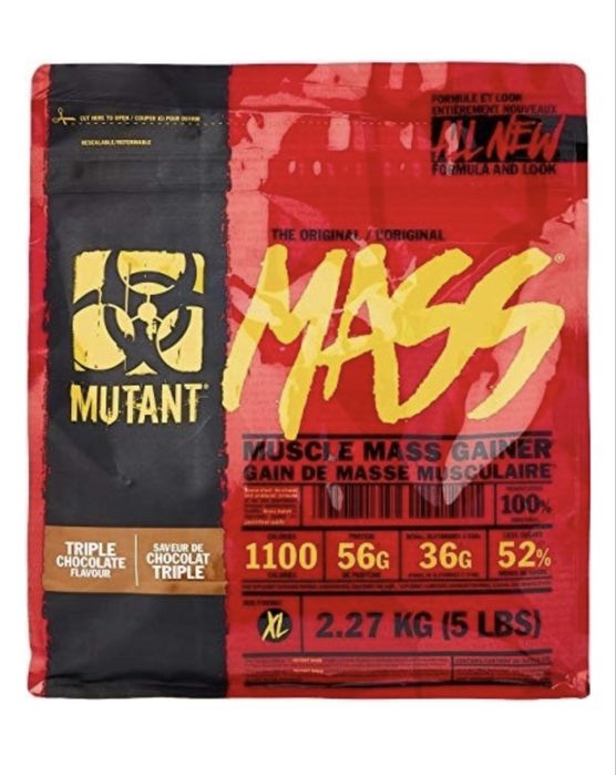 Гейнер Mutant Mass Тройной шоколад 2270 г