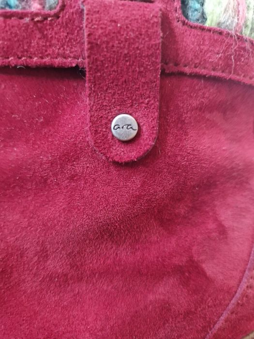 Botine Ghete Ara piele intoarsa rosi masura 39 dama