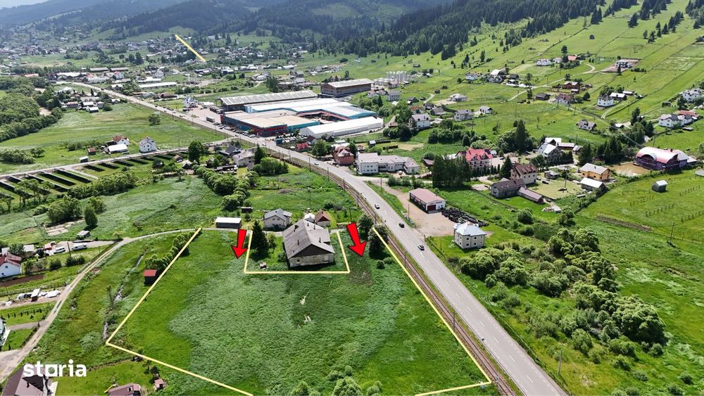 Teren intravilan 11.522 mp în Vatra Dornei – cabane, pensiune