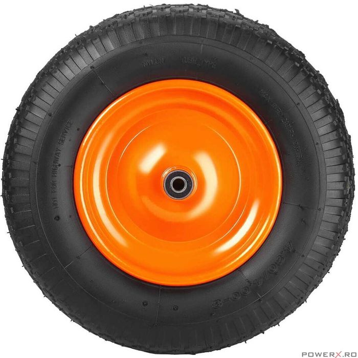 Roata pentru roaba cu rulment, 16", anvelopa 4.80/4.00-8, Kraft