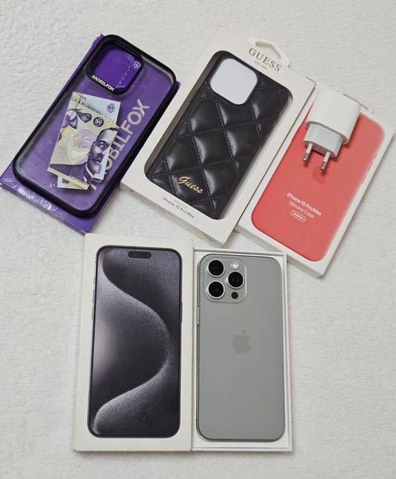 iPhone 15  PRO MAX, 84%  bateria,,512 Gb, Stare foarte buna