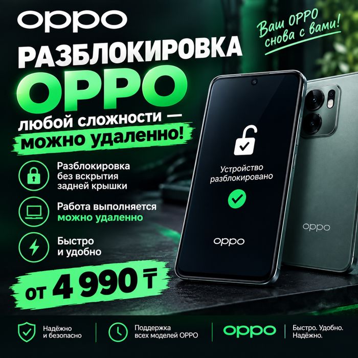 Разблокировка OPPO телефоны google аккаунт