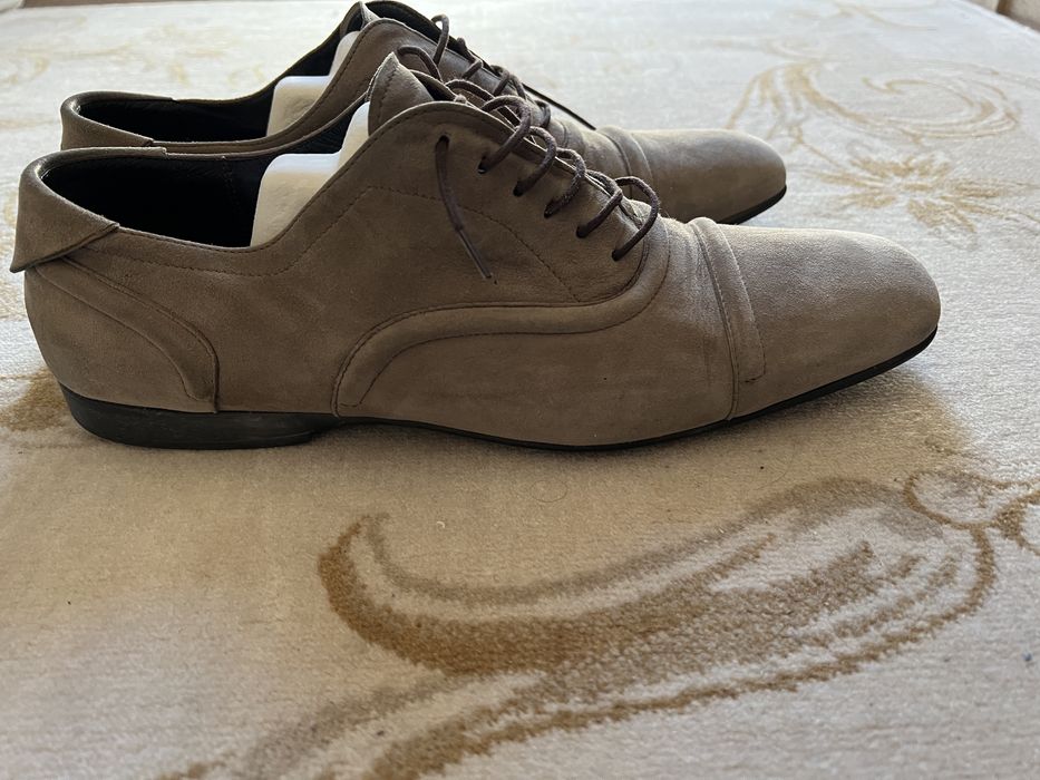 Мъжки обувки Cesare Paciotti бежов велур