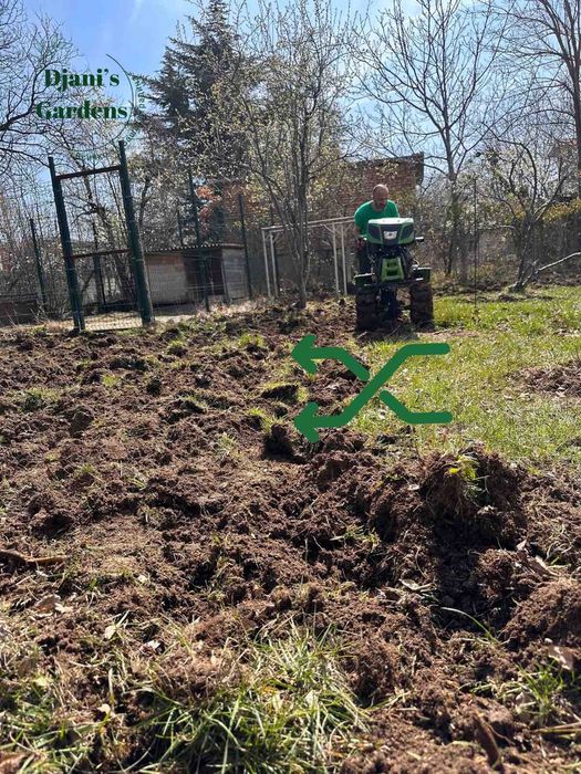 Фрезоване и оране на дворни места и парцели