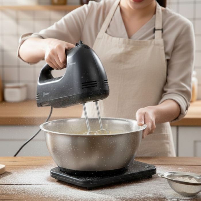 Ръчен миксер Cheffinger  – 250W мощност, 7 скорости и 4 бъркалки за бъ