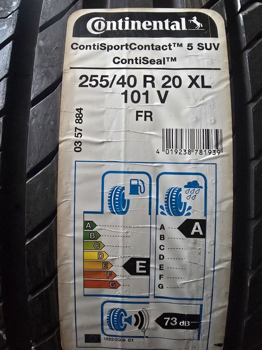 Continental 255/40 R20 101V vară noi