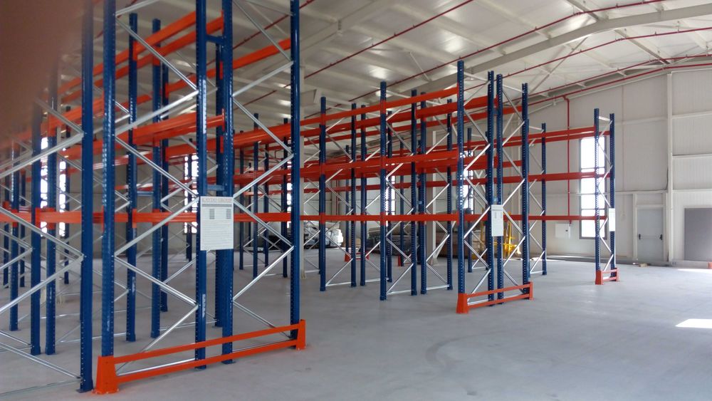 Протектор за индустриален стелаж, предпазители за склад, L=1200mm
