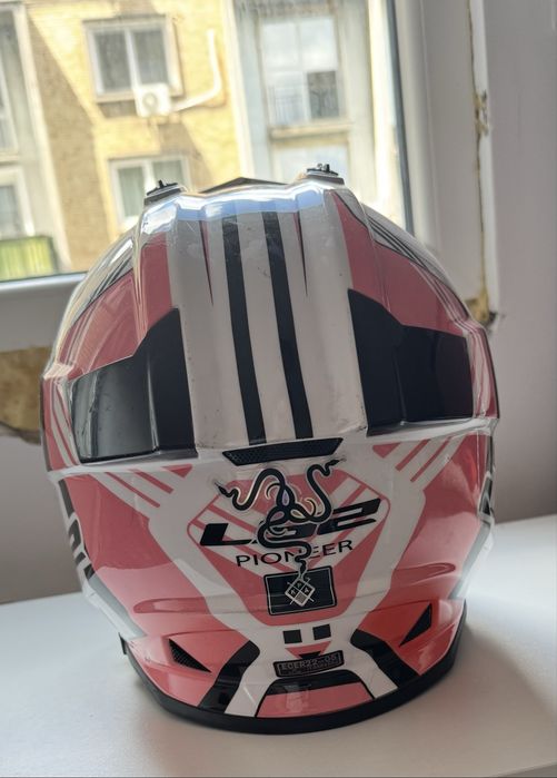 Cască motocross / enduro MTB LS2 Pioneer mărimea M – interior detașabil
