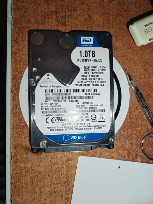 Hard Disk HDD 2.5 inch (laptop) 1 TB WD