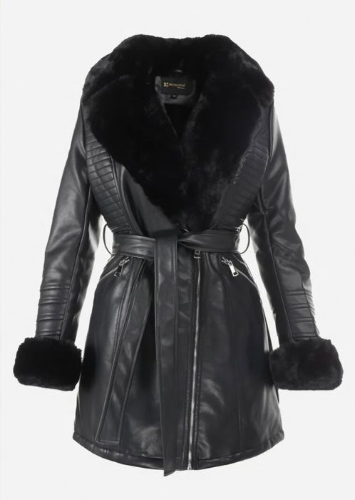 Geacă damă piele ecologică 2XL