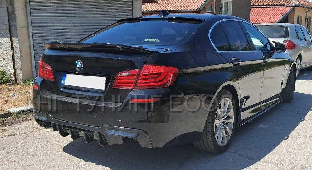 Дифузьор / добавка за задна броня за БМВ Ф10 / BMW F10 F11 Diffuser
