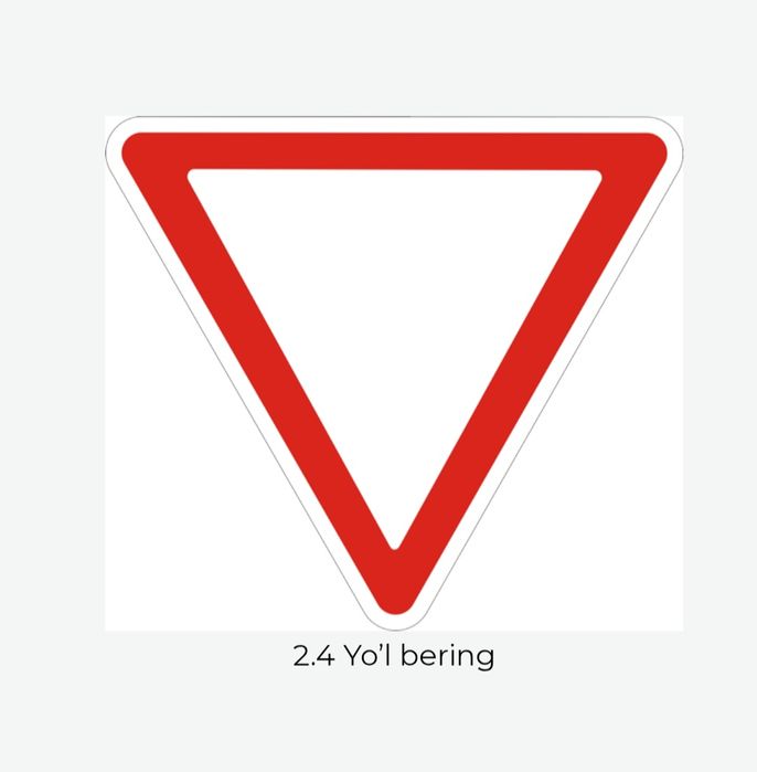 Йул белгилари  дорожные знак