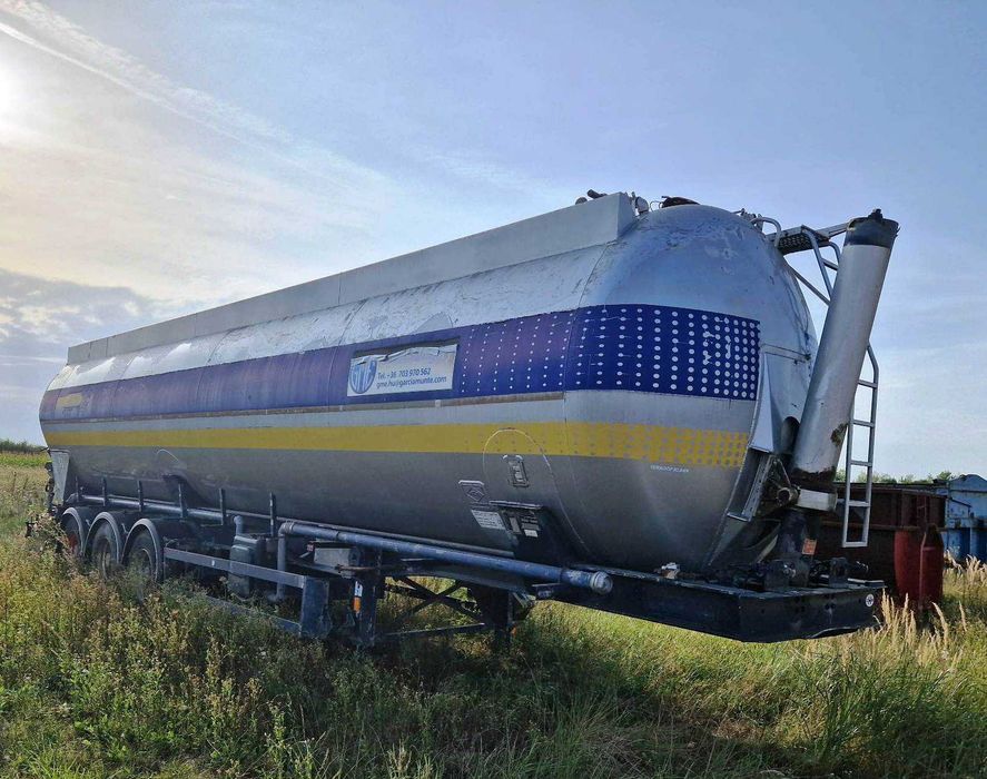 semiremorca Silo Feldbinder 58 m3, aluminiu