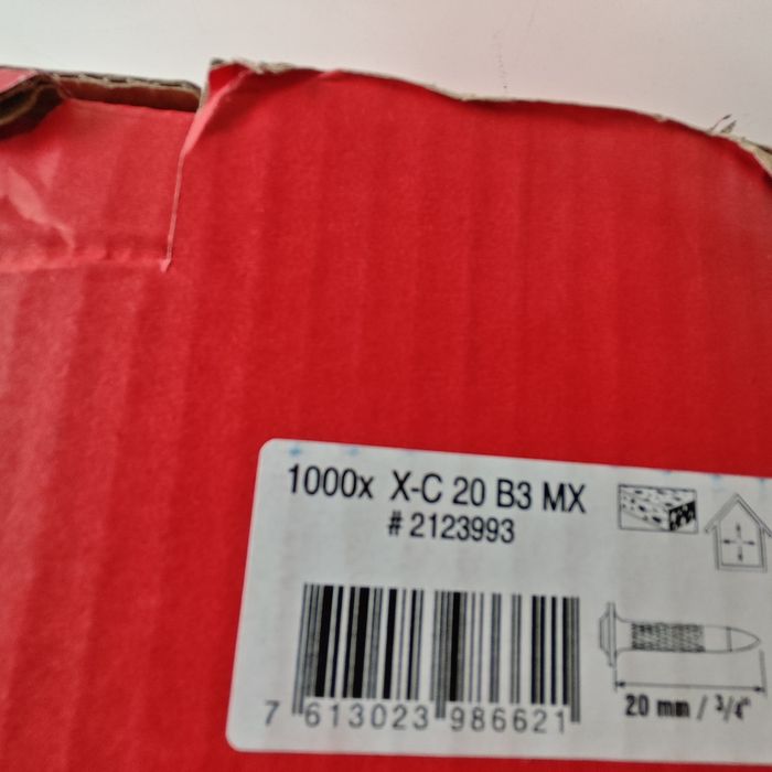 Хилти Hilti BX 3 оргинални пирони за бетон такер
