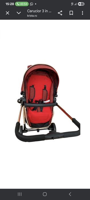 Carucior 3 in 1 bebelusi