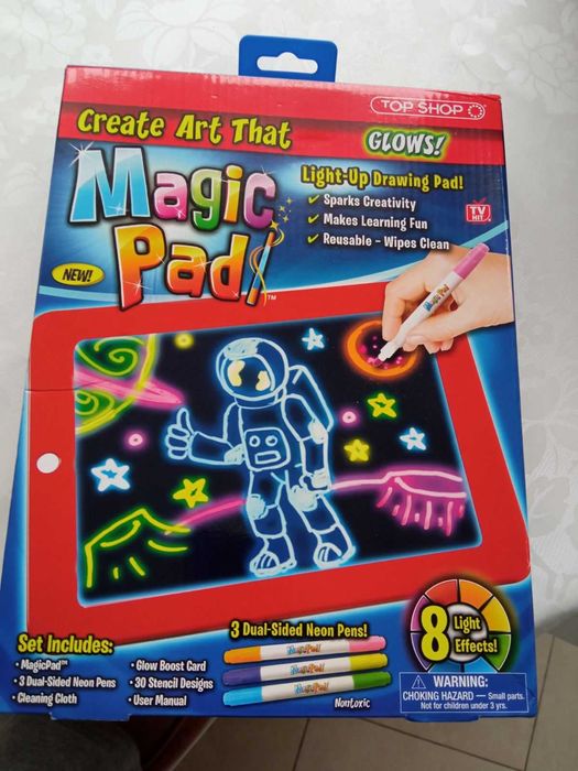 Таблет за скициране на неонови рисунки