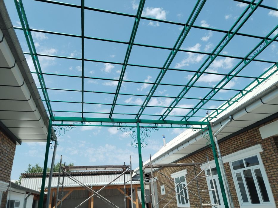 Кантенер темирдан навес сорток томлар йопамиз мурожат учун