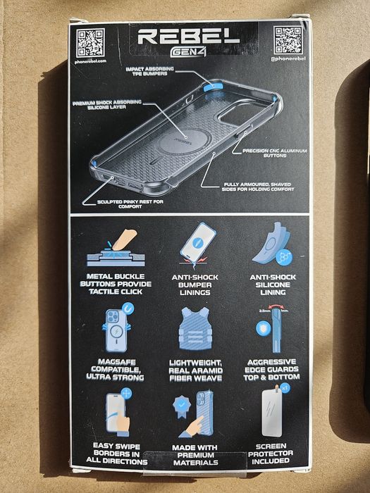 Оригинальный чехол Rebel gen 4 для Iphone pro Max