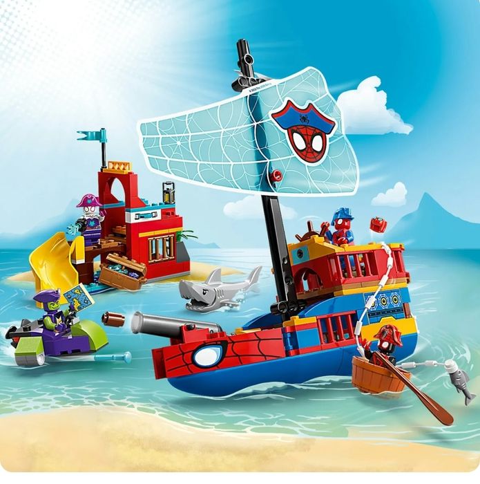 LEGO: Пиратский корабль команды Спайди Marvel 11208