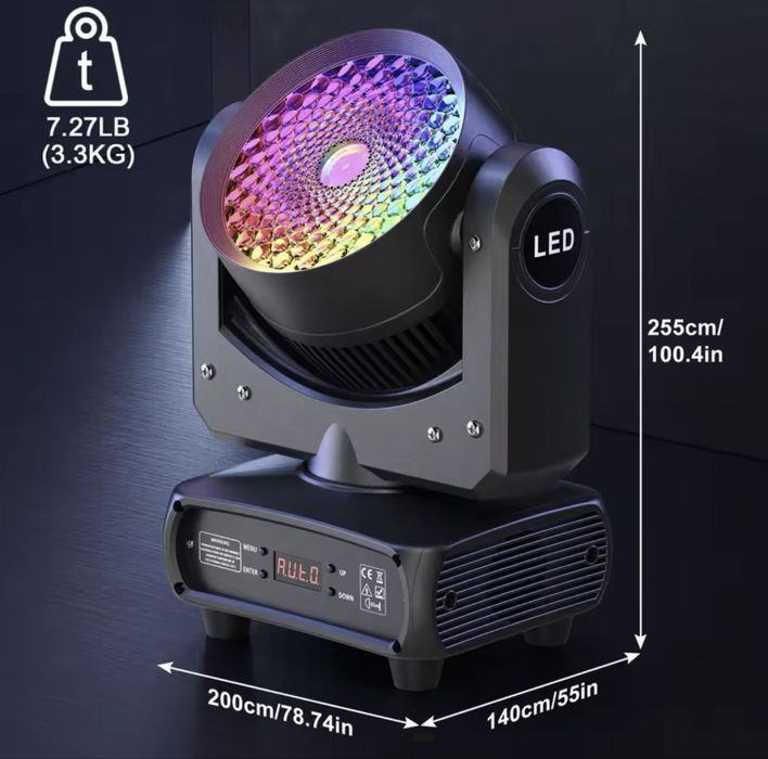 Прдавам Moving head Fieryzeal 150W RGBW   4 бр. Нови!