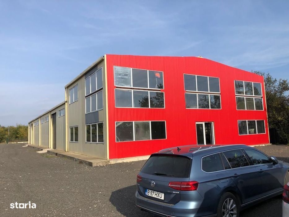 Hală industrială cu vizibilitate directă A2 | acces facil autostradă |
