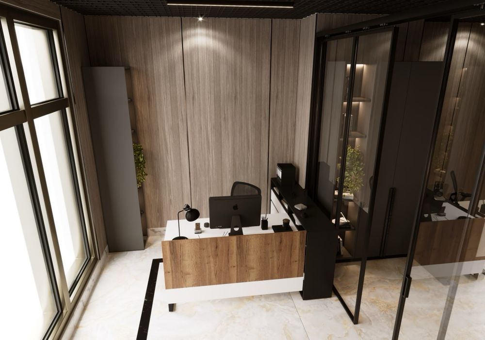 Сдается современный офис в Piramit Towers | 45 кв.м | 12 этаж