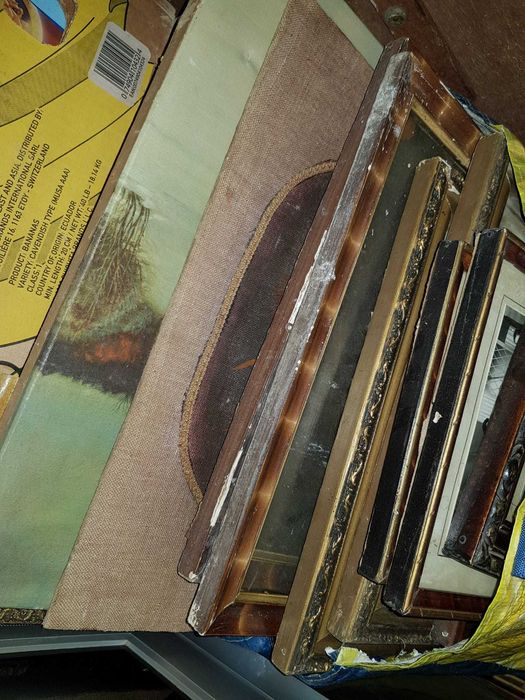 Rame Vechi Diferite Dimensiuni Lemn Pentru Tablouri Fotografii Lucrari de arta Grafica Pictura Desene Schite Rama Veche
