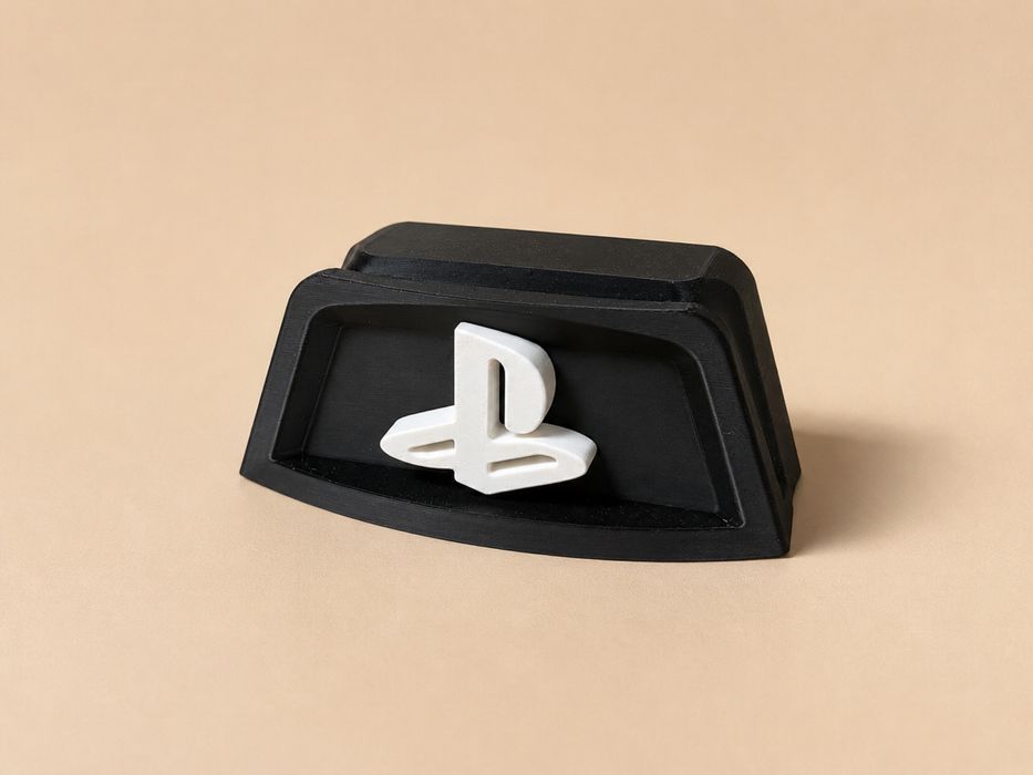 Suport manetă PS5 cu logo PlayStation, printat 3D