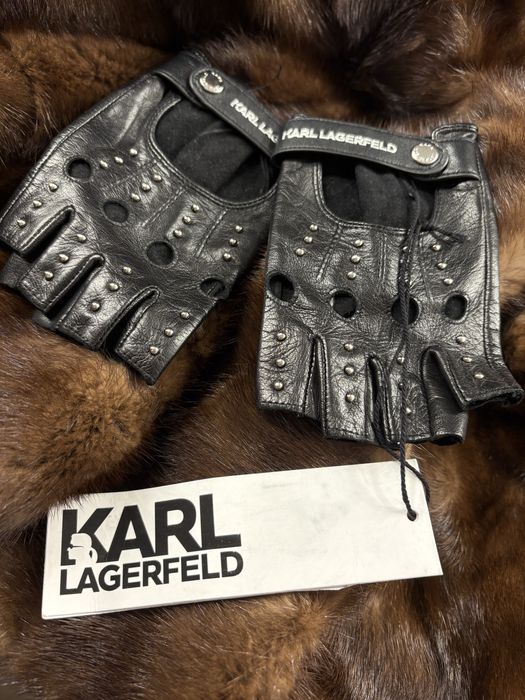 Manusi piele noi Karl lagerfeld