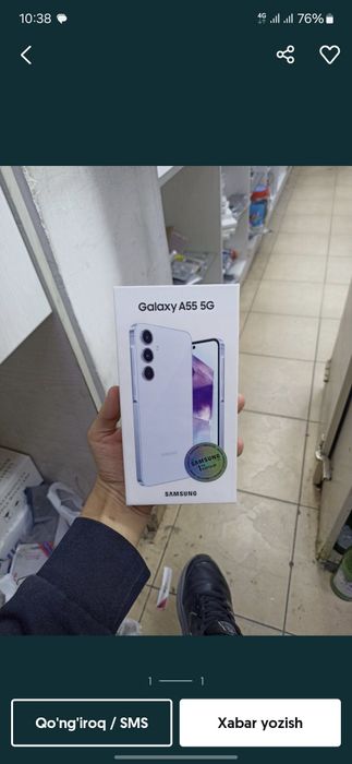 Samsung a55 5g holati ideal 8/128